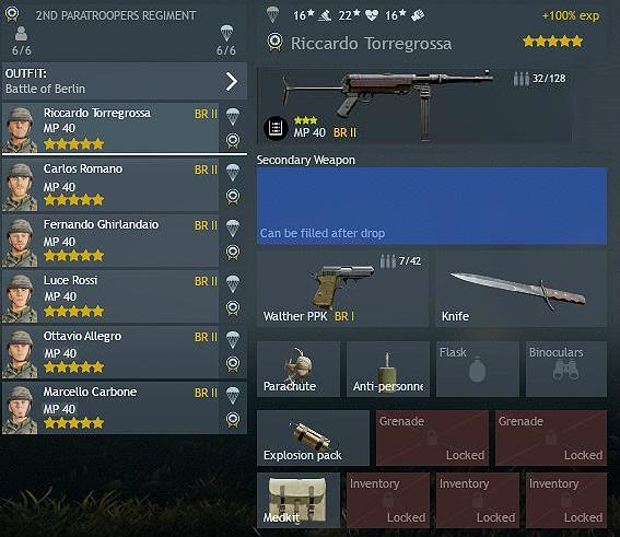 Level two make believe paratrooper German