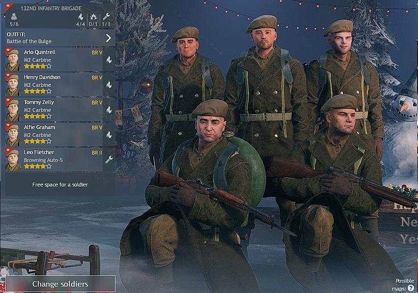 UK Flame thrower BP squad w M2 Carbine