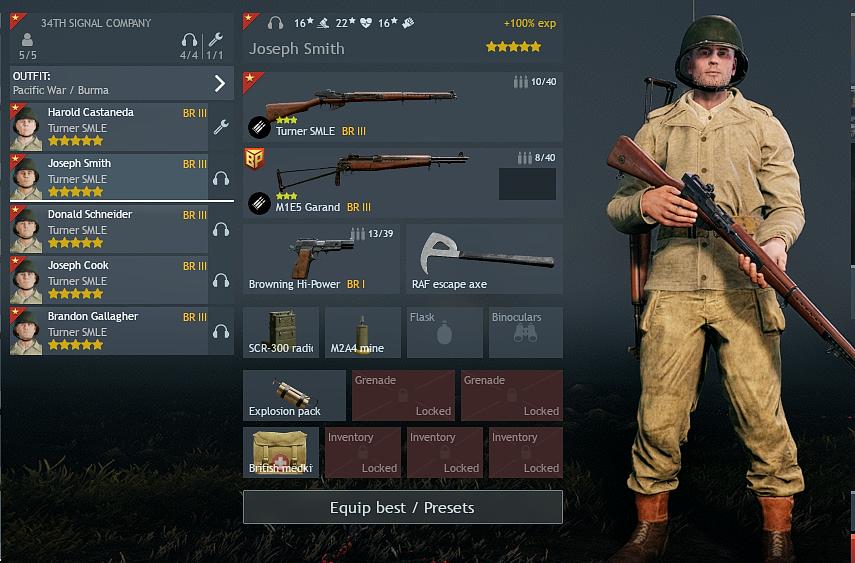 Turner SMLE Squad