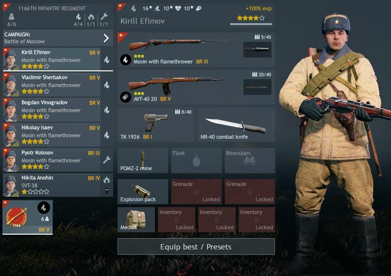Soviet 1166th Flame Infantry