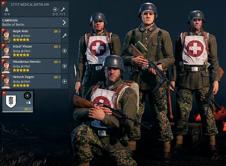 German 371st Medical Battalion Orita premium
