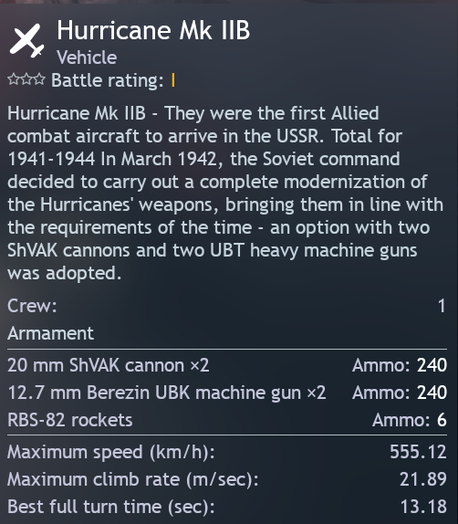 Hurricane Mk IIb