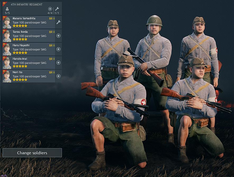 Japanese 4th Infantry Premium Medic squad