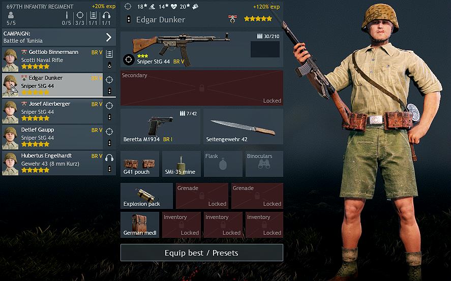 German sniper squad