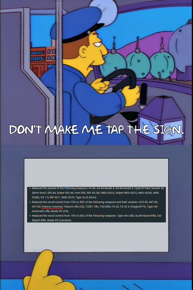 Don't make me tap the sign