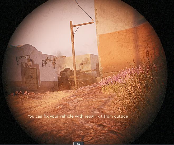 Confrontation begins with shot 1