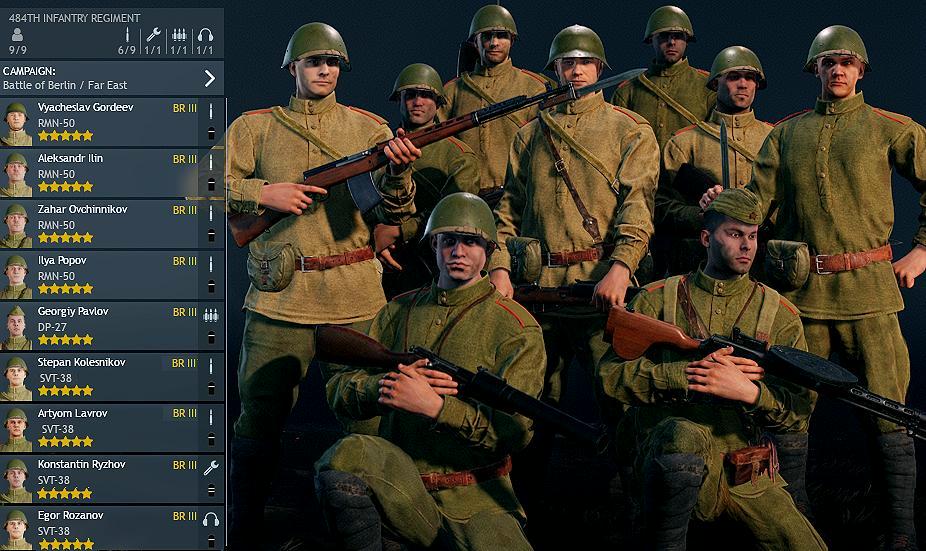 Soviet BR3 484th Infantry Regiment RMN-50