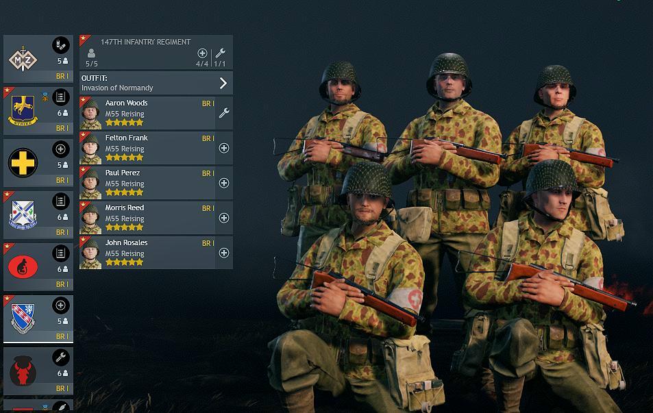 US M55 Medic squad