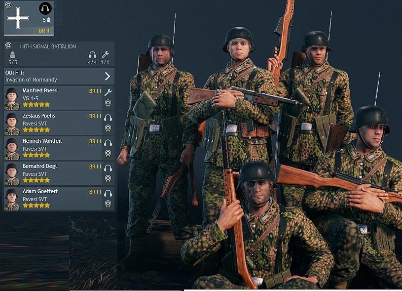German Level 3 Pavesi SVT Radio squad